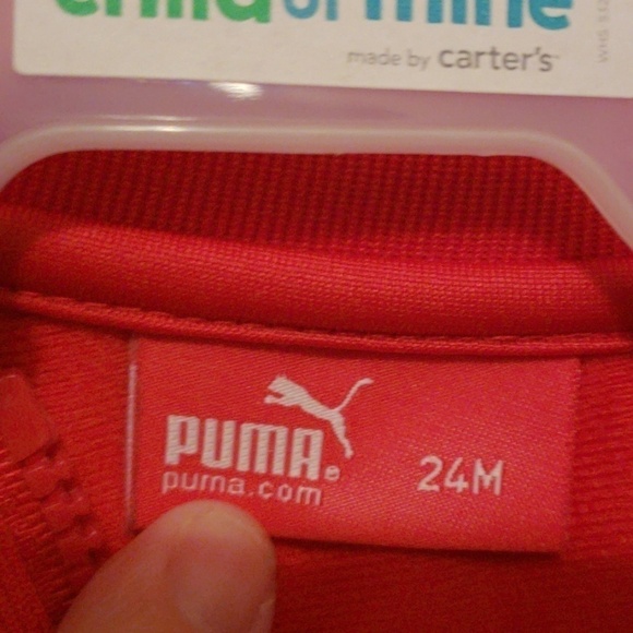 Little Boy's Puma Track Jacket - Picture 3 of 6